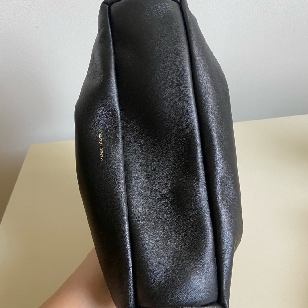 Mansur Gavriel mini cloud clutch with gold chain strap - Picture 5 of 7